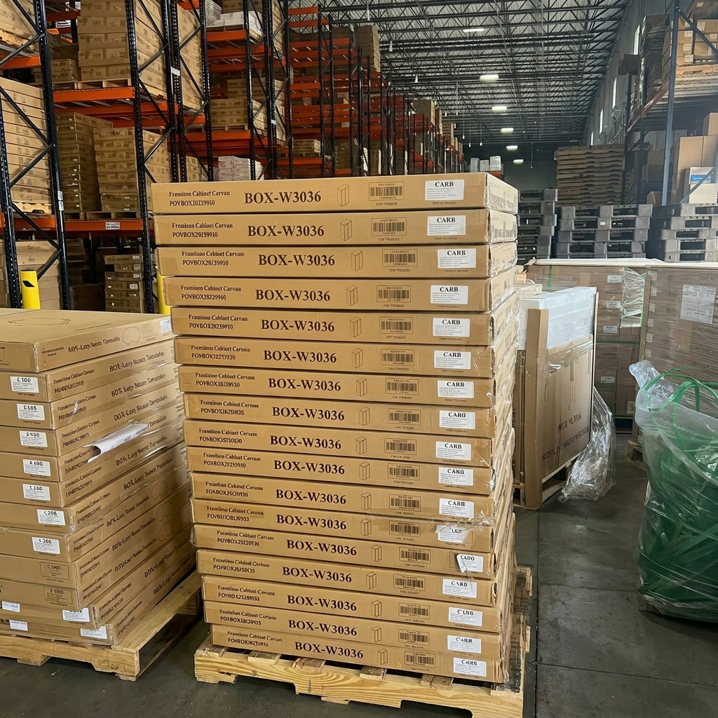 Pallets de mercancía